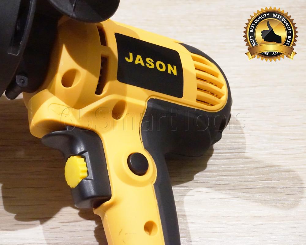 JASON เครื่องขัดสีรถยนต์ ขนาด 5 นิ้ว 700W ขัดสี/ขัดเงารถยนต์/ขัดกระดาษทราย ฟรี! แป้นขัดและผ้าขนแกะ 6 8ce4110914a4a60b51bed3ee65b3d56d