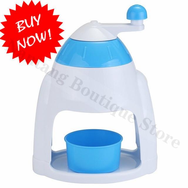 SPECIAL OFFER Manual Ice Crusher Home Party DIY Ice Cream Candy Snow Cone Maker
