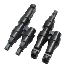 แจ๊คต่อแผงโซล่าร์เซลล์ MC4 Y type ( 3 way) จำนวน 1 คู่ ( 1 pairSolar PV MC4 Branch Connectors )