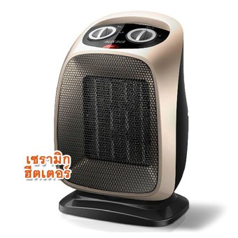 Black Golden PTC Ceramic Heater Radiator เซรามิก ฮีตเตอร์ 1500W รุ่น CH-1500-BG เครื่องทำความร้อน เครื่องฮีตเตอร์ ให้ความอบอุ่นแก่ร่างกาย ใช้ได้ทั้งในบ้านและสำนักงาน (สีดำทอง)