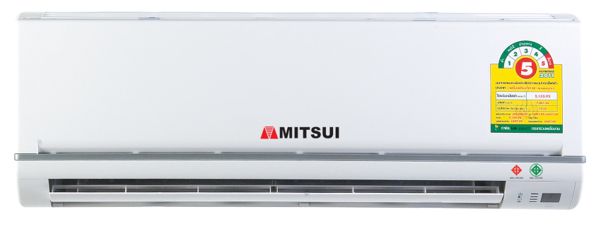 MITSUI เครื่องปรับอากาศ แบบติดผนัง รุ่นประหยัดไฟเบอร์ 5 ขนาด 12,075.41 btu./hr. - สีขาว image