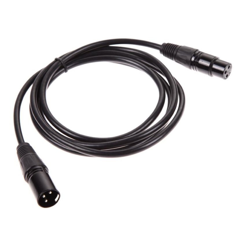3pin XLR male to female mic microphone audio extension cable cord 1.8m 6FT - intl 3pin XLR male to female mic microphone audio extension cable cord 1.8m 6FT - intl