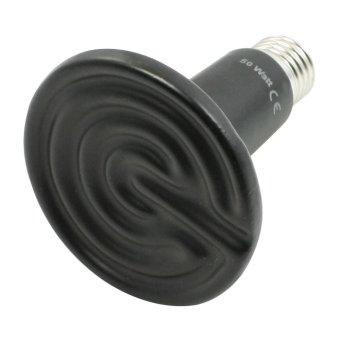 Black Ceramic Heat Emitter Wave Heater Reptile 50W AC 220V 60Hz image