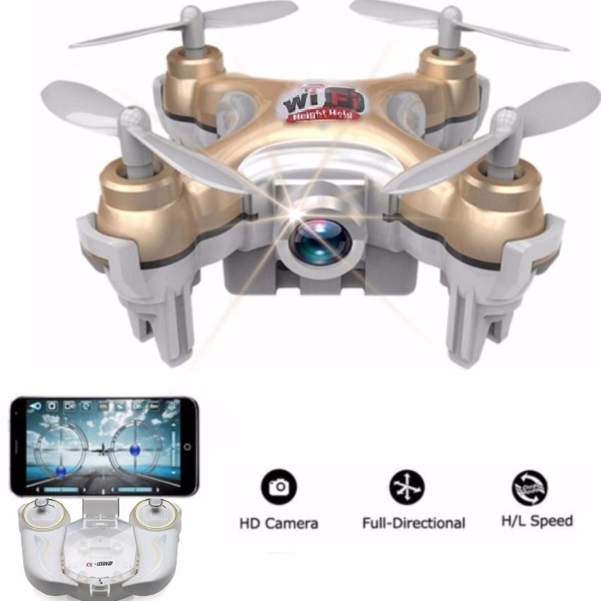 ดูภาพ Drone ติดกล้องความละเอียดสูง โดรน จิ๋ว drone รุ่นอัพเกรดกล้องชัดขั้น ควบคุมผ่านมือถือใช้งานผ่านแอพได้และมีรึโมทให้เล่นสนุกยิ่งขึ้น สีทอง รุ่น Cheerson CX10WD-TX gold เพิ่มเติม Drone ติดกล้องความละเอียดสูง โดรน จิ๋ว drone รุ่นอัพเกรดกล้องชัดขั้น ควบคุมผ่านมือถือใช้งานผ่านแอพได้และมีรึโมทให้เล่นสนุกยิ่งขึ้น สีทอง รุ่น Cheerson CX10WD-TX gold