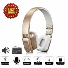 SODO SO-3 High Quality Headphone Bluetooth/FM radio/TF card/AUX in Gold หูฟังบลูทูธ สีทอง image
