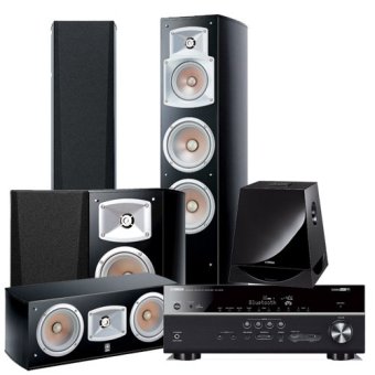 Yamaha Home Theater set รุ่น RX-V577 Black + NS-F160 NS-PA160 NS-SW500 Black image