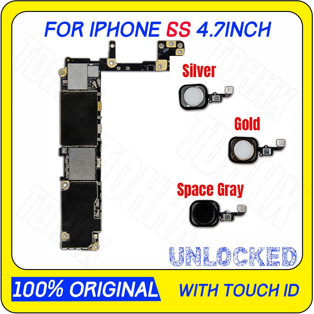 Original Unlock Free Icloud For Iphone S Motherboard Gb Gb