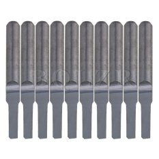 0.2X0.8CM Carbide Parallel CNC Milling Cutter Bits Set of 10 Silver - intl ถูกๆ 0.2X0.8CM Carbide Parallel CNC Milling Cutter Bits Set of 10 Silver - intl โปรโมชั่น