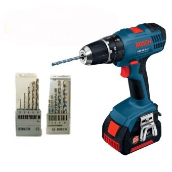 BOSCH สว่าน/ไขควงกระแทกไร้สาย รุ่น GSB18-2-LI - สีฟ้า BOSCH สว่าน/ไขควงกระแทกไร้สาย รุ่น GSB18-2-LI - สีฟ้า