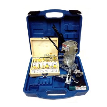 BOTAI เครื่องทิมเมอร์เซาะร่อง รุ่น 3701+ ชุดดอกทริมเมอร์ 1/4 BOTAI เครื่องทิมเมอร์เซาะร่อง รุ่น 3701+ ชุดดอกทริมเมอร์ 1/4