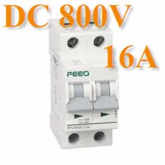 DC 800V 16A เบรกเกอร์ไฟฟ้า โซลาร์เซลล์ MCB