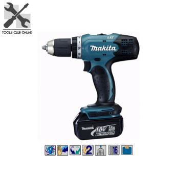 MAKITA สว่านไขควงไร้สาย รุ่น DDF453SHE สีเขียว MAKITA สว่านไขควงไร้สาย รุ่น DDF453SHE สีเขียว