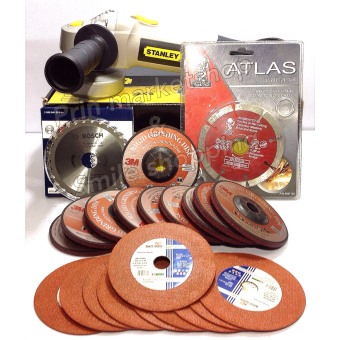 STANLEYเครื่องเจียร4นิ้วSTEL810+3Mใบเจียรหนา 4 STANLEYเครื่องเจียร4นิ้วSTEL810+3Mใบเจียรหนา 4