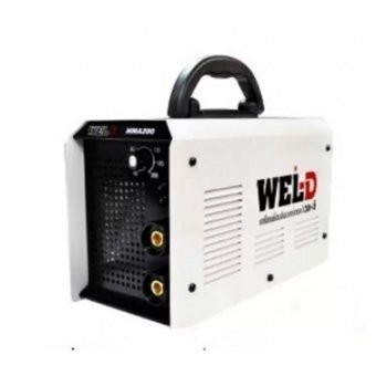 WEL-D เครื่องเชื่อมหูหิ้วอินเวอร์เตอร์ 160 แอมป์ รุ่น MMA 200 WEL-D เครื่องเชื่อมหูหิ้วอินเวอร์เตอร์ 160 แอมป์ รุ่น MMA 200