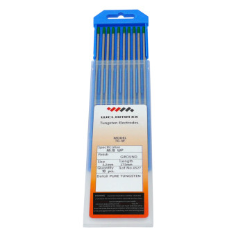 WELDMAXX ลวดเชื่อมทังสเตน (หัวเขียว) TG-W ขนาด 3.2มม. (ห่อละ 10 เส้น) WELDMAXX ลวดเชื่อมทังสเตน (หัวเขียว) TG-W ขนาด 3.2มม. (ห่อละ 10 เส้น)
