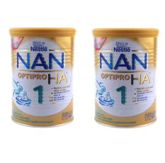 NAN HA1 OPTIPRO แนน เอชเอ 1 ออพติโปร 400 กรัม (2 กระป๋อง) โปรโมชั่น NAN HA1 OPTIPRO แนน เอชเอ 1 ออพติโปร 400 กรัม (2 กระป๋อง) ส่งฟรี