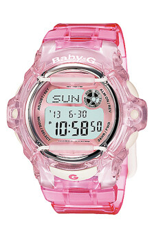 Casio Baby-G Women's Pink Resin Band Watch BG-169R-4DR
