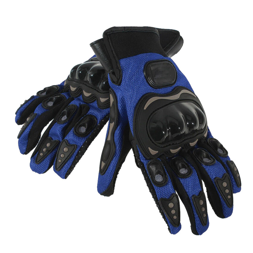 ดูภาพ Racing Riding Pair Full Finger Gloves Cycling Motorcycle Outdoors Blue เพิ่มเติม Racing Riding Pair Full Finger Gloves Cycling Motorcycle Outdoors Blue
