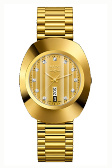 RADO Diastar Quartz นาฬิกาข้อมือผู้ชาย สายสแตนเลส  รุ่น R12304303 - ทอง