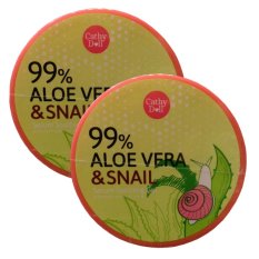 Cathy Doll Aloe vera & snail serum soothing gel ช่วยปลอบประโลมผิวกร้าน ขาดการบำรุงให้กลับมาสดใสมีชีวิตชีวา 300g (2 กระปุก) Cathy Doll Aloe vera & snail serum soothing gel ช่วยปลอบประโลมผิวกร้าน ขาดการบำรุงให้กลับมาสดใสมีชีวิตชีวา 300g (2 กระปุก)