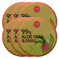 Cathy Doll Aloe vera & snail serum soothing gel ช่วยปลอบประโลมผิวกร้าน ขาดการบำรุงให้กลับมาสดใสมีชีวิตชีวา 300g (6 กระปุก) Cathy Doll Aloe vera & snail serum soothing gel ช่วยปลอบประโลมผิวกร้าน ขาดการบำรุงให้กลับมาสดใสมีชีวิตชีวา 300g (6 กระปุก)
