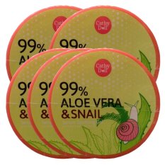 Cathy Doll Aloe vera & snail serum soothing gelช่วยปลอบประโลมผิวกร้าน ขาดการบำรุงให้กลับมาสดใสมีชีวิตชีวา300g (5กระปุก) Cathy Doll Aloe vera & snail serum soothing gelช่วยปลอบประโลมผิวกร้าน ขาดการบำรุงให้กลับมาสดใสมีชีวิตชีวา300g (5กระปุก)