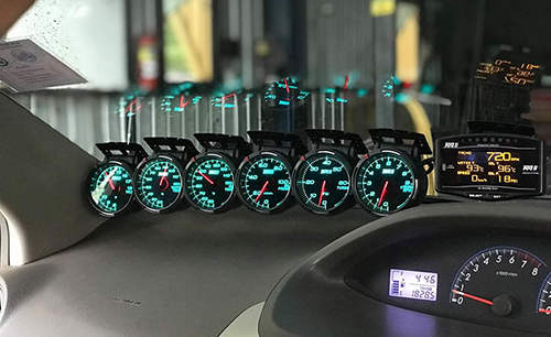 ชุดเกจ R4 หน้ามืด OBD2 6 ตัว กล่องควบคุม อุปกรณ์ครบสามารถติดตั้งได้เลย!! 8 efeb6a1fff1076876fd69d0544c5ebd2