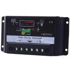 เครื่องควบคุมประจุ 10A 12V/24V PWM Solar Panel Battery RegulatorCharger Controller