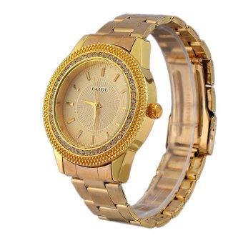 hdl gold steel analog quartz wrist gold hdl gold steel analog quartz wrist gold