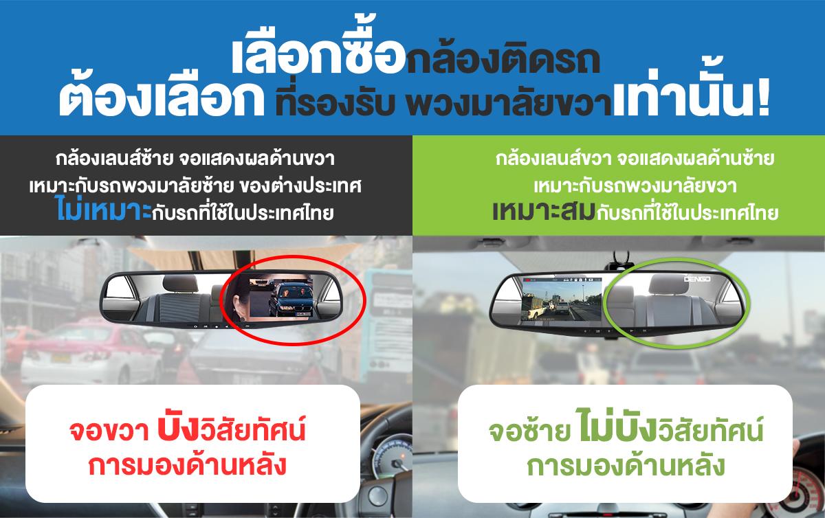 DENGO Auto Rover กล้องติดรถยนต์ 2 ถูกกว่า คุ้มกว่า จอด้านซ้าย+เลนส์กล้องขวา+กระจกตัดแสง 12 5cfe13f2c97505be5a9e091519edff34