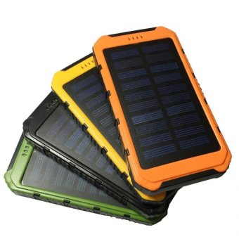 POWER BANK SOLAR แบตสำรองมือถือโซล่า 50000 mAh รุ่นLH<br/>set4ชิน(green+yellow+black+orange), โปรโมชั่นพิเศษประจำปี 2016, แบตเตอรี่สำรอง ราคาเริ่มต้นที่ 199บาท image