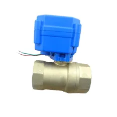Thaivasion วาล์วน้ำปิด-เปิดความคุมด้วยระบบไฟฟ้า 12VDC - Blue