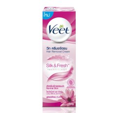 Veet Hair Removal Cream Lotus Milk &amp; Jasmine 50 g. วีท ครีมขจัดขน โลตัส มิลค์ แอนด์ จัสมิน 50 ก.