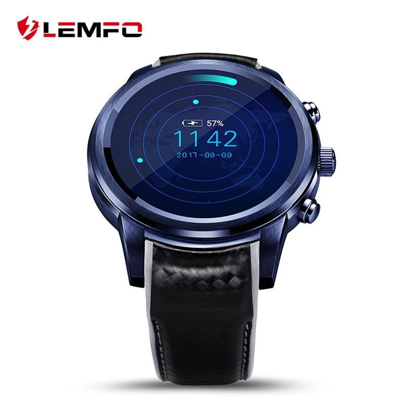 Lemfo LEM5 PRO Dukungan Kartu SIM GPS WIFI Jam Pintar untuk Android