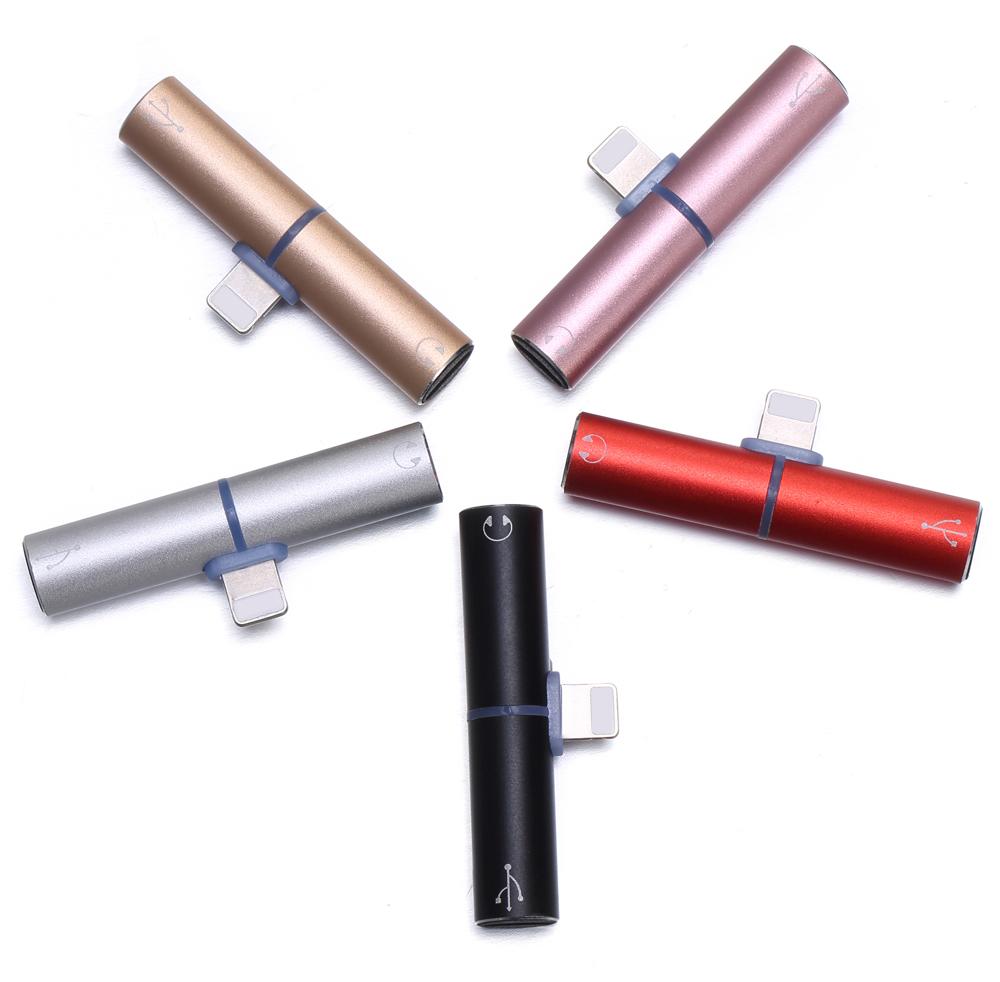 Dual 8 pin Charging Music Call Audio Adapter Converter to Original Earphone Headphone Headset Charger for iPhone 7 7 Plus 8 X - intl