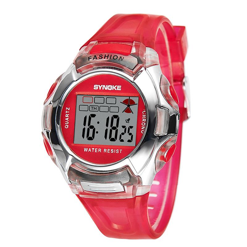 SYNOKE Brand Watch waterproof outside sport cartoon watches Children Digital Watches Jelly LED Watch 99329 Malaysia