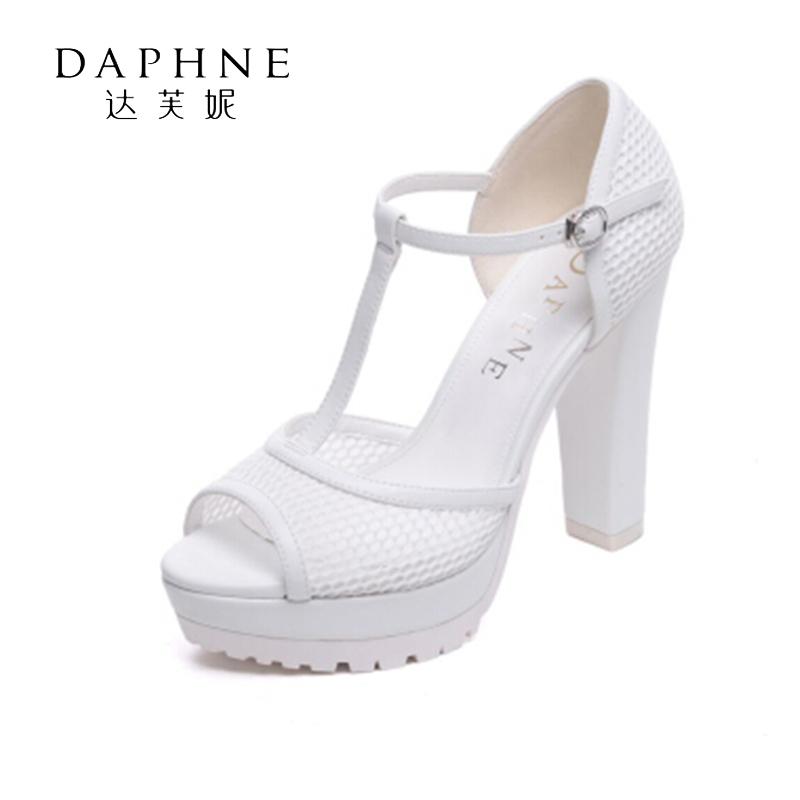 Daphne/Daphne Sandal Summer Hak Tebal Kain jaring bernafas modis Platform tahan air perempuan Sandal Summer 1016303005