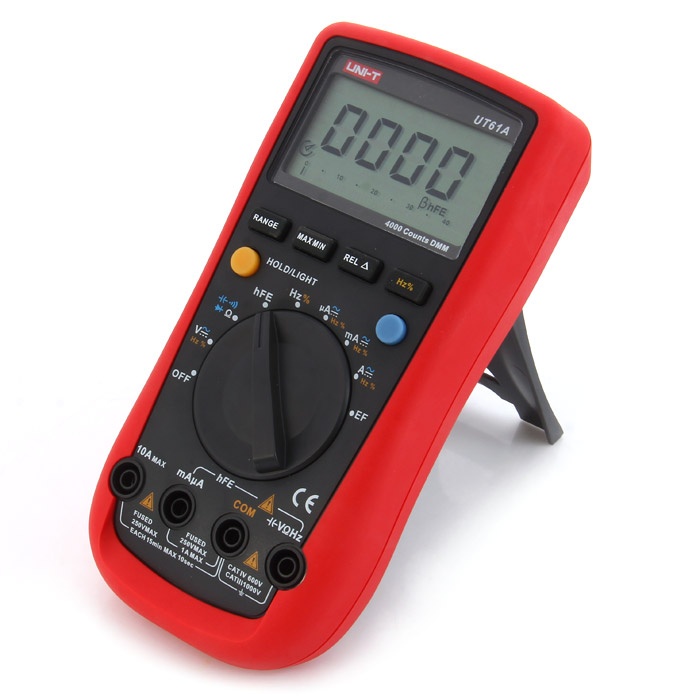 UNI-T UT61A LCD Digital Multimeter Manual / Auto Range Test Device