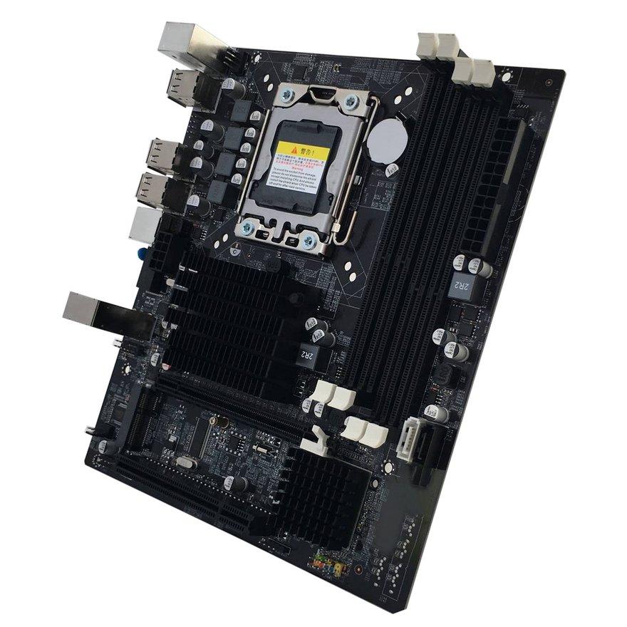 Obbb Asli Papan Utama Gigabyte untuk Socket B LGA 1366 Papan Komputer Desktop Motherboard Intel Papan Utama dengan Antarmuka I/O
