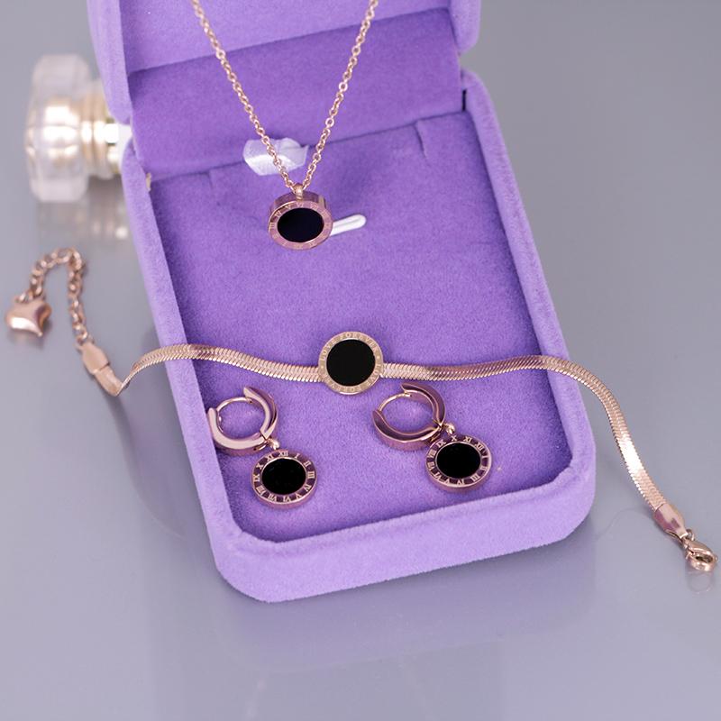 Titanium Baja Fortun Leave Berlapis 18 K Emas Gelang Kalung Anting Januari 2019 - 3 Titanium Baja Fortun Leave Berlapis 18 K Emas Gelang Kalung Anting - 3