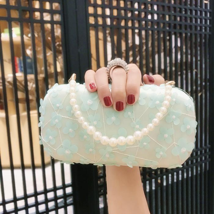TUQI banner custom Vintage banquet, banquet, chiffon, flowers, gauze, fingers and shoulder bags. - intl