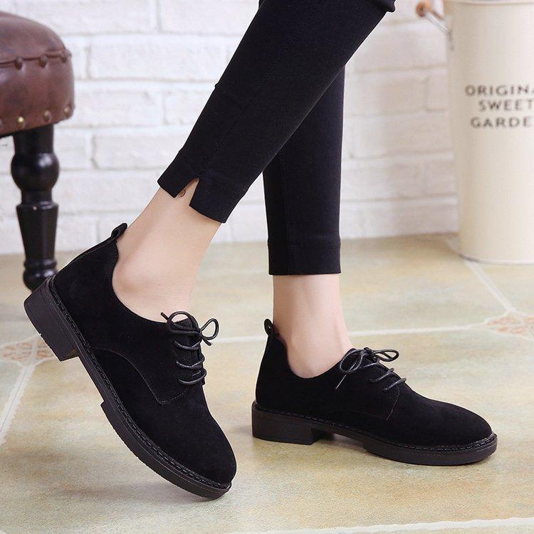 womens leather casual lace up shoes