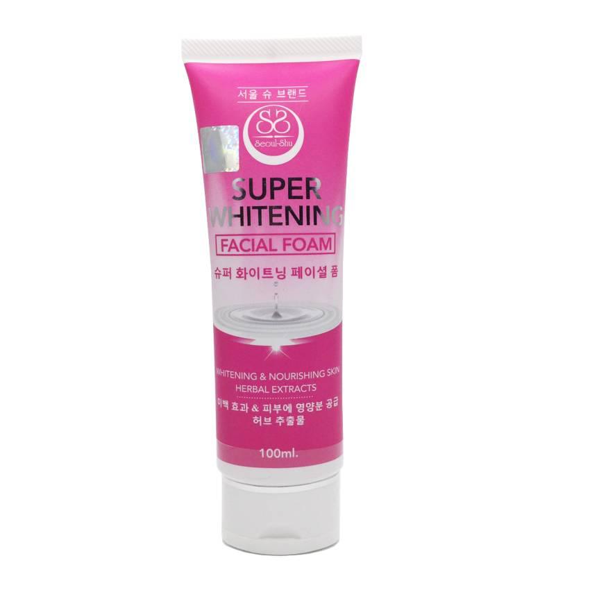 Seoul-Shu Super Whitening Facial Foam โซล ชู โฟมล้างหน้า 100 ml (1 หลอด )