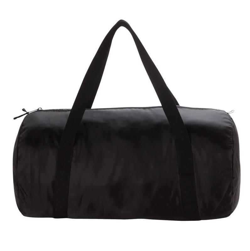กระเป๋าฟิตเนสพับได้ขนาด 30 ลิตร (สีดำ)