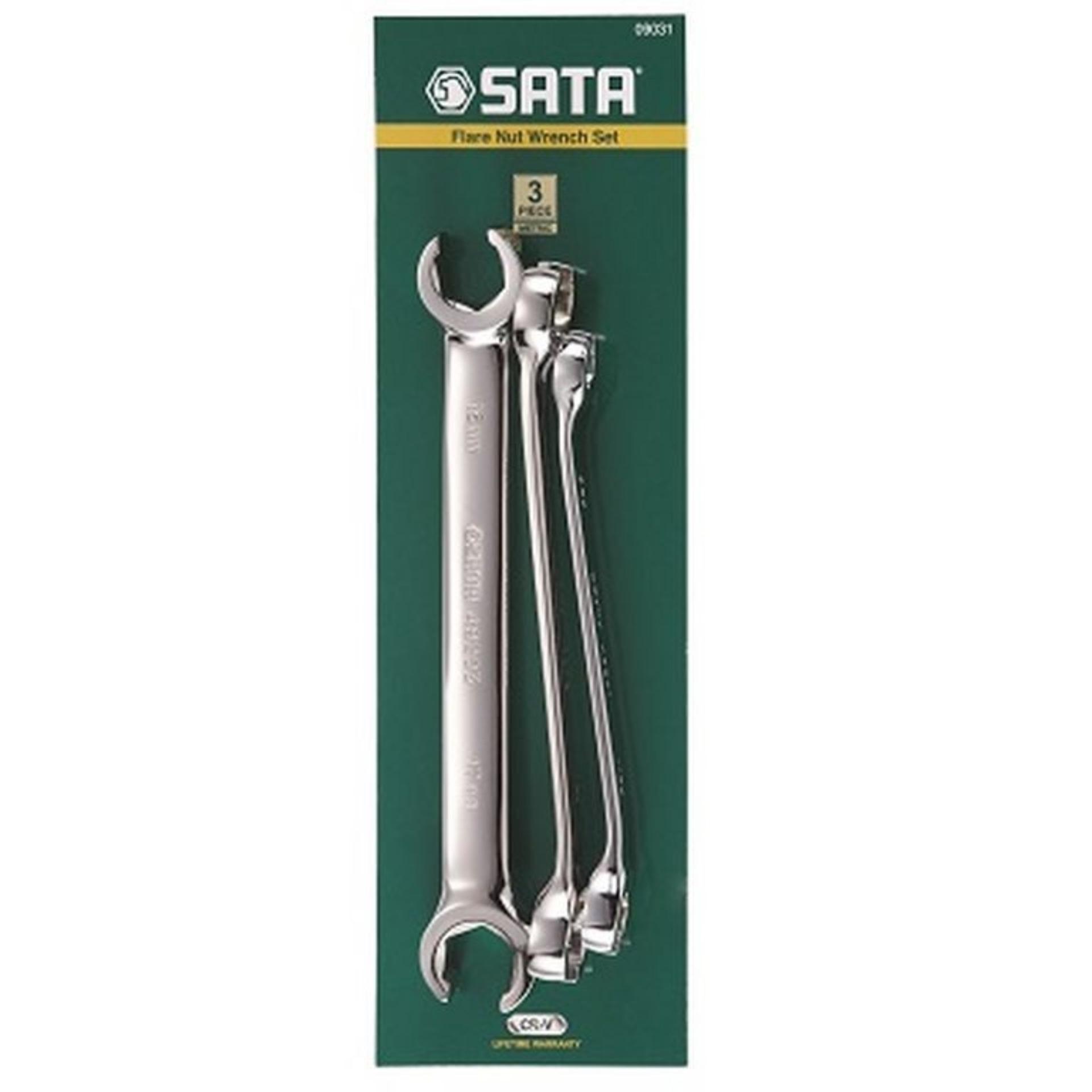 Sata ชุดประแจหัวผ่า 3ชิ้น 3pc Flare Nut Set - Metric