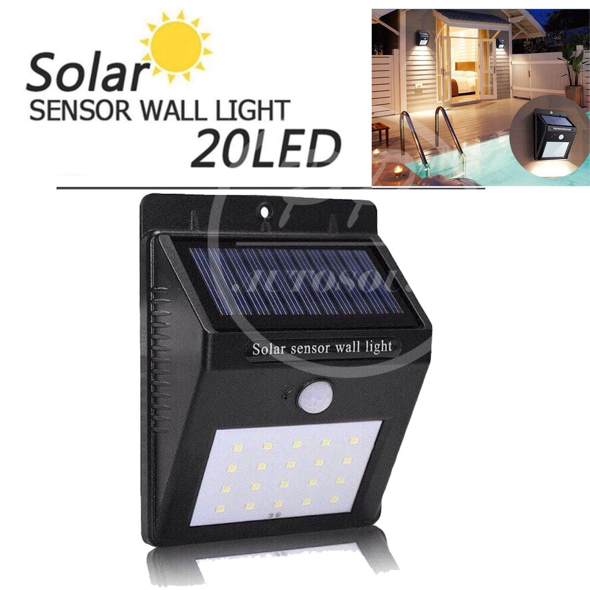 โคมไฟโซล่าเซลแบบติตตั้งผนัง พลังงานแสงอาทิตย์(รุ่นกันน้ำ) Motion Sensor Solar Power Light Outdoor Garden Wall Lamp Waterproof โคมไฟโซล่าเซลแบบติตตั้งผนัง พลังงานแสงอาทิตย์(รุ่นกันน้ำ) Motion Sensor Solar Power Light Outdoor Garden Wall Lamp Waterproof