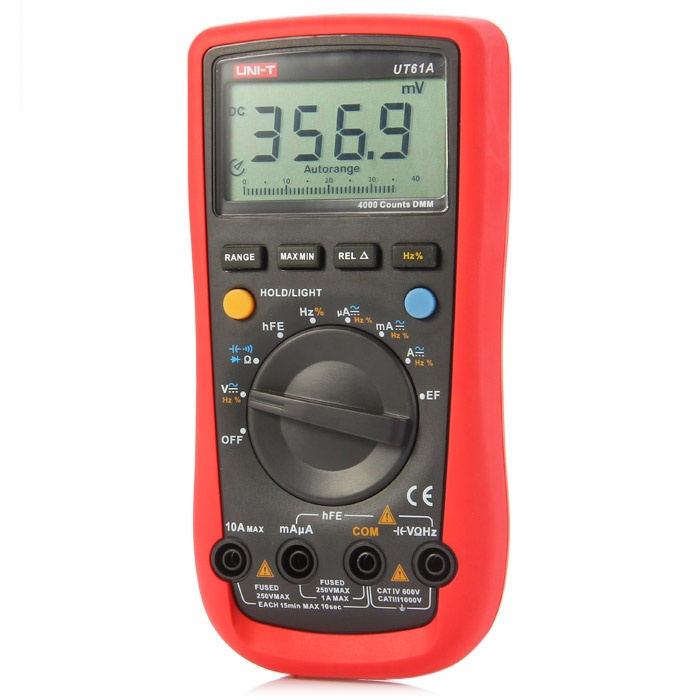 UNI-T UT61A LCD Digital Multimeter Manual / Auto Range Test Device