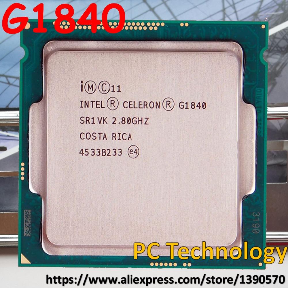 Asli CPU Intel Celeron G1840 CPU 2.8 GHz/2 M/LGA1150 Dual-Core Desktop Prosesor CPU Kapal Dalam 1 hari