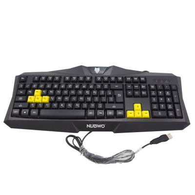 Nubwo Gaming Keyboard LED Backlit รุ่น Amoux NK-10 - Black