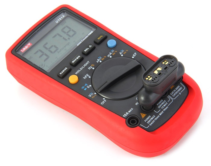 UNI-T UT61A LCD Digital Multimeter Manual / Auto Range Test Device